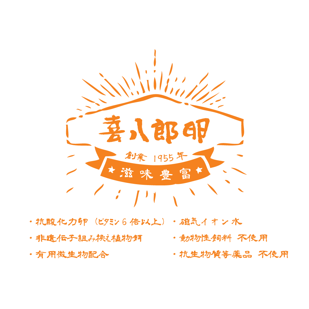 60年間愛され続けた喜八郎卵